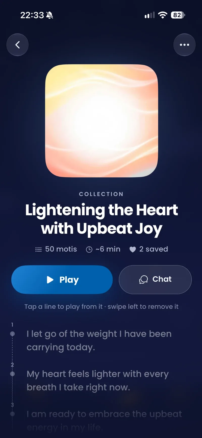 A Moti collection of 50 affirmations